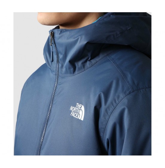 THE NORTH FACE MEN'S QUEST SYNTHETIC JACKET SHADY BLUE/BLACK HEATHER (NF00C302JRQ)