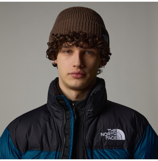 THE NORTH FACE SALTY LINED BEANIE NF0A3FJW1OI REGULAR SMOKEY BROWN