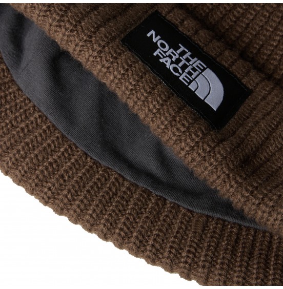 THE NORTH FACE SALTY LINED BEANIE NF0A3FJW1OI REGULAR SMOKEY BROWN