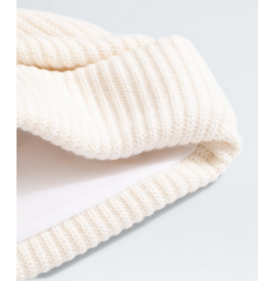 THE NORTH FACE SALTY LINED BEANIE NF0A3FJWQLI REGULAR WHITE DUNE