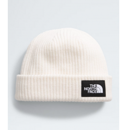 THE NORTH FACE SALTY LINED BEANIE NF0A3FJWQLI SHORT WHITE DUNE
