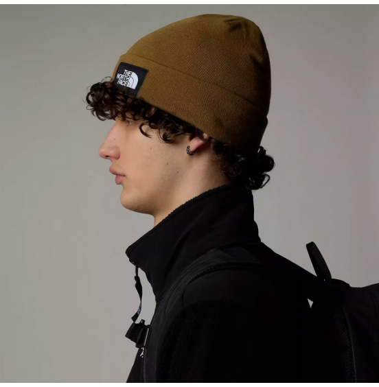 THE NORTH FACE DOCKWKR RCYLD BEANIE NF0A3FNT173 UTILITY BROWN