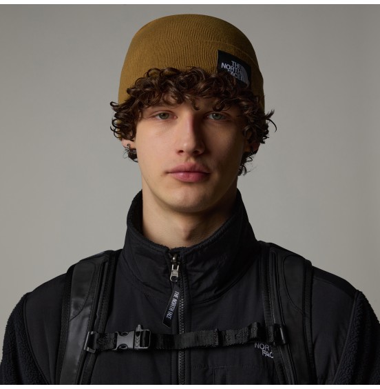 THE NORTH FACE DOCKWKR RCYLD BEANIE NF0A3FNT173 UTILITY BROWN