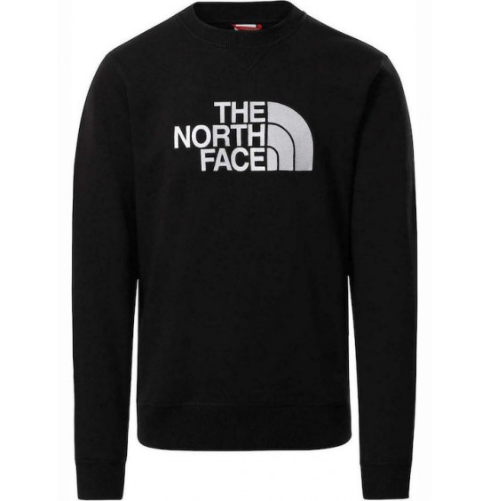THE NORTH FACE DREW PEAK CREW TNF BLACK/TNF WHITE  (NF0A4SVRKY41)