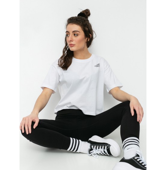 THE NORTH FACE W CROPPED SIMPLE DOME TEE TNF WHITE (NF0A4SYCFN4)