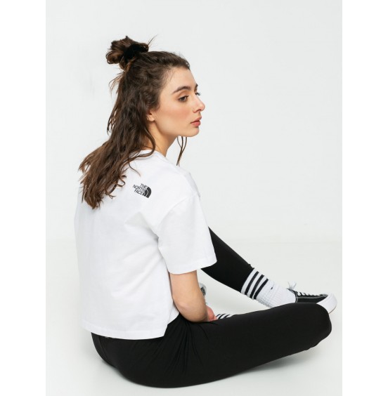 THE NORTH FACE W CROPPED SIMPLE DOME TEE TNF WHITE (NF0A4SYCFN4)
