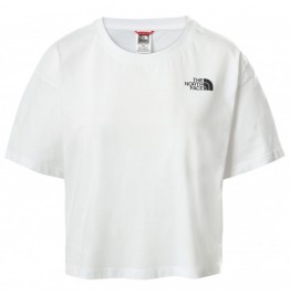 THE NORTH FACE W CROPPED SIMPLE DOME TEE TNF WHITE (NF0A4SYCFN4)
