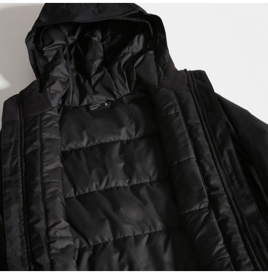 THE NORTH FACE TEEN SNOWQUEST JACKET NF0A7X3NJK3 BLACK