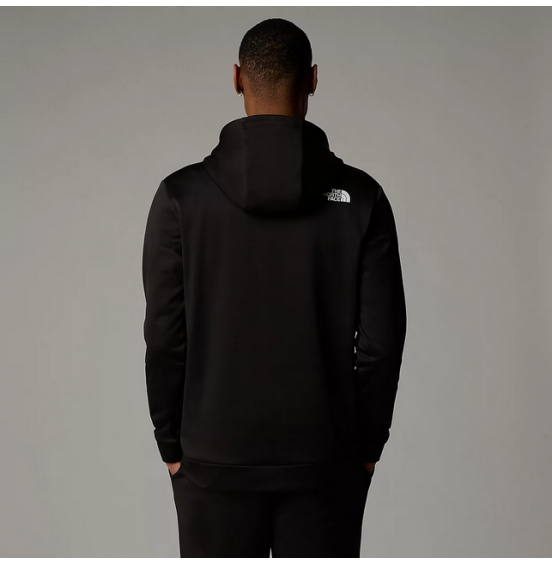 THE NORTH FACE M REAXION FLEECE PULLOVER NF0A7ZA8KT0 BLACK ASPHALT GREY