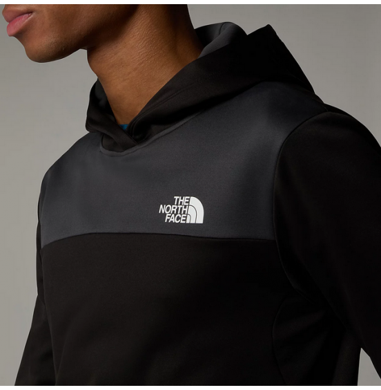 THE NORTH FACE M REAXION FLEECE PULLOVER NF0A7ZA8KT0 BLACK ASPHALT GREY