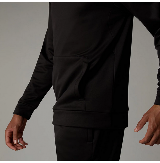 THE NORTH FACE M REAXION FLEECE PULLOVER NF0A7ZA8KT0 BLACK ASPHALT GREY