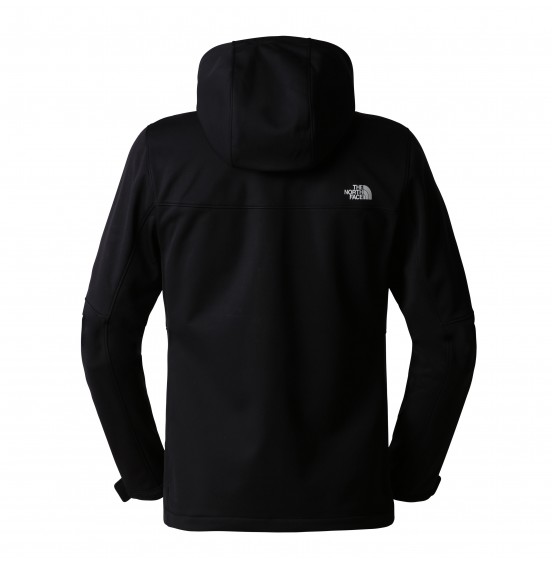 THE NORTH FACE M DIABLO SOFTSHELL DETACHABLE HOOD  JACKET NF0A7ZFS4HF BLACK