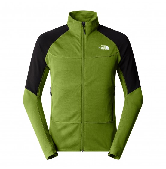 THE NORTH FACE M BOLT POLARTEC POWER GRID JACKET NF0A825F7IQ1 OAK GREEN