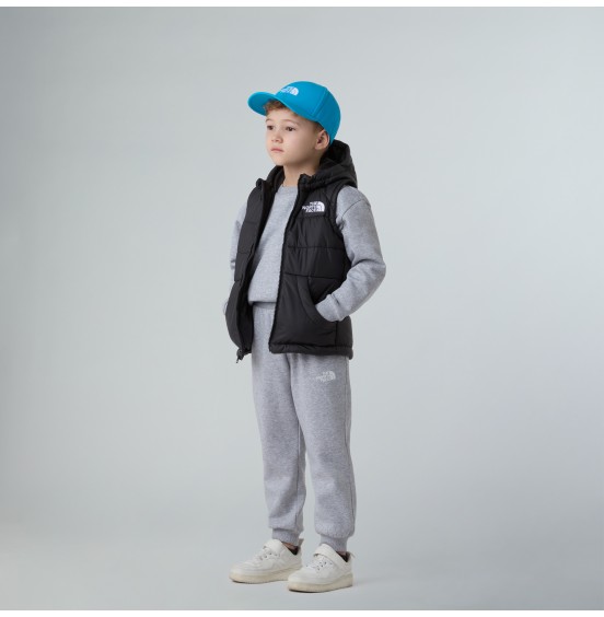 THE NORTH FACE KID HOODED VEST NF0A84YJJKE BLACK