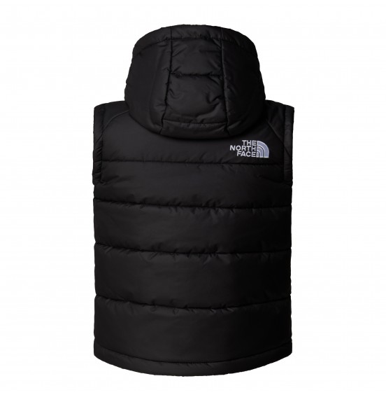 THE NORTH FACE KID HOODED VEST NF0A84YJJKE BLACK