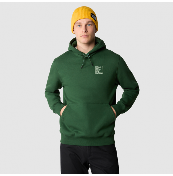 THE NORTH FACE M OUTDOOR GRAPHIC HOODIE NF0A8522I0P1 PINE NEED