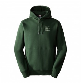 THE NORTH FACE M OUTDOOR GRAPHIC HOODIE NF0A8522I0P1 PINE NEED