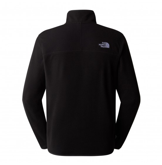 THE NORTH FACE M 100 GLACIER 1/4 ZIP NF0A855W4H0 BLACK
