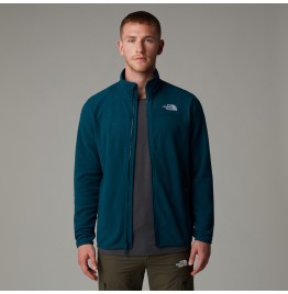 THE NORTH FACE M 100 GLACIER FULLZIP FLEECE NF0A855X1NO MIDNIGHT PETROL