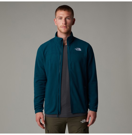 THE NORTH FACE M 100 GLACIER FULLZIP FLEECE NF0A855X1NO MIDNIGHT PETROL