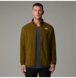 THE NORTH FACE M 100 GLACIER FULLZIP FLEECE NF0A855X1OB MOSS GREEN