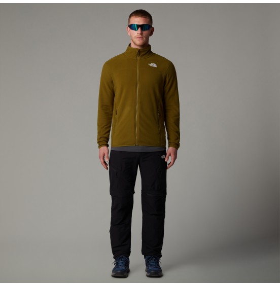 THE NORTH FACE M 100 GLACIER FULLZIP FLEECE NF0A855X1OB MOSS GREEN