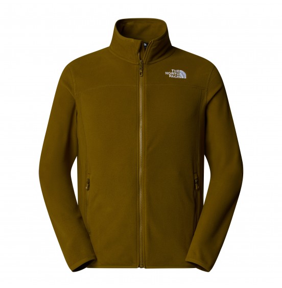 THE NORTH FACE M 100 GLACIER FULLZIP FLEECE NF0A855X1OB MOSS GREEN