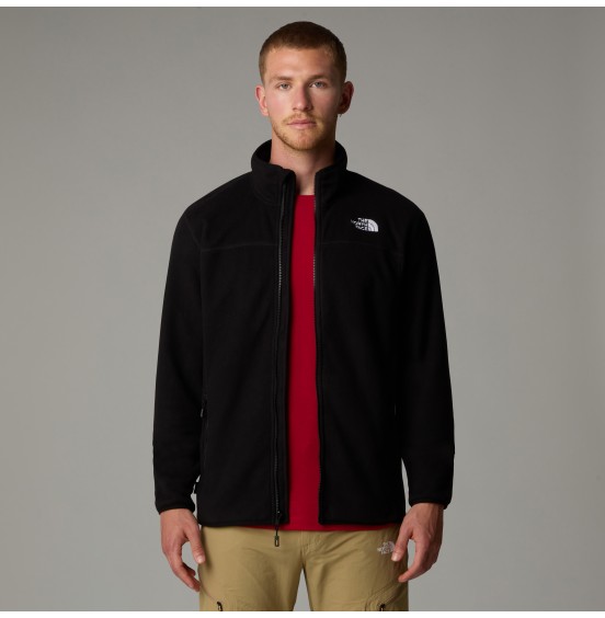 THE NORTH FACE M 100 GLACIER FULLZIP FLEECE NF0A855X4H0 BLACK