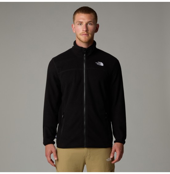 THE NORTH FACE M 100 GLACIER FULLZIP FLEECE NF0A855X4H0 BLACK
