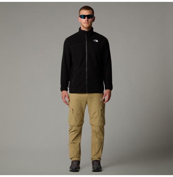 THE NORTH FACE M 100 GLACIER FULLZIP FLEECE NF0A855X4H0 BLACK