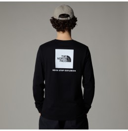 THE NORTH FACE M ΜΑΚΡΥΜΑΝΙΚΟ L/S BOX NSE TEE NF0A87NNJK3 BLACK