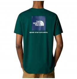 THE NORTH FACE M BOX TEE NF0A87NPA1B DEEP NORI ESTATE BLUE