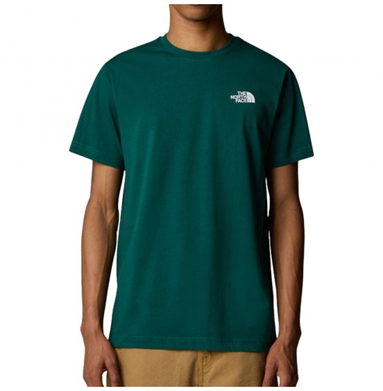 THE NORTH FACE M BOX TEE NF0A87NPA1B DEEP NORI ESTATE BLUE