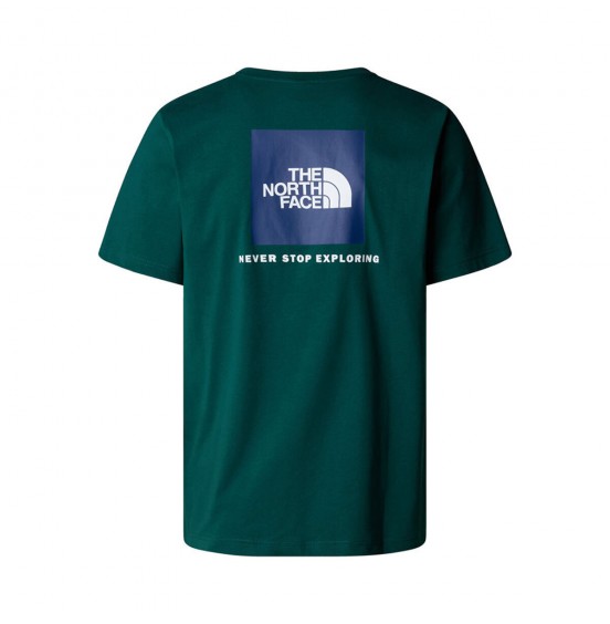 THE NORTH FACE M BOX TEE NF0A87NPA1B DEEP NORI ESTATE BLUE