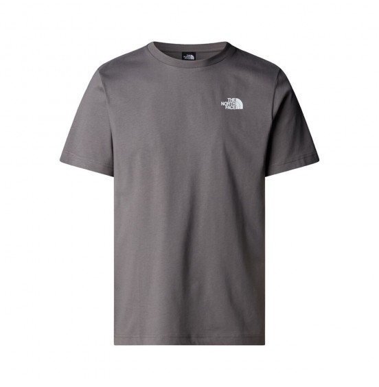 THE NORTH FACE M BOX TEE NF0A87NPARX SMOKED PEARL HERO BLUE