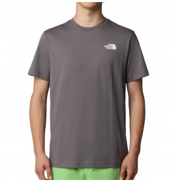 THE NORTH FACE M BOX TEE NF0A87NPARX SMOKED PEARL HERO BLUE