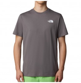 THE NORTH FACE M BOX TEE NF0A87NPARX SMOKED PEARL HERO BLUE