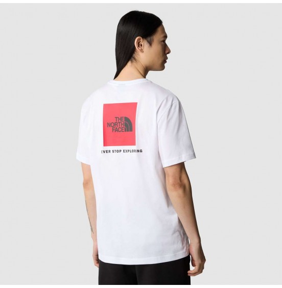 THE NORTH FACE M BOX TEE NF0A87NPFN4 WHITE