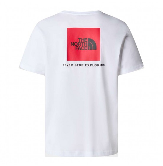 THE NORTH FACE M BOX TEE NF0A87NPFN4 WHITE