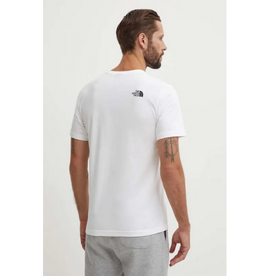 THE NORTH FACE M NEVER STOP EXPLORING TEE NF0A87NSFN4 WHITE