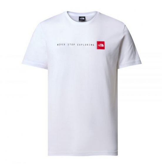 THE NORTH FACE M NEVER STOP EXPLORING TEE NF0A87NSFN4 WHITE