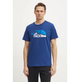 THE NORTH FACE M MOUNTAIN LINE TEE NF0A87NTD1R1 ESTATE BLUE