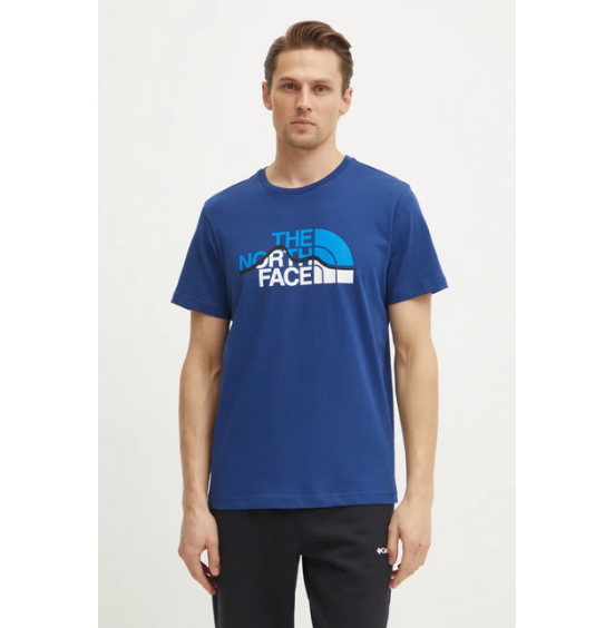 THE NORTH FACE M MOUNTAIN LINE TEE NF0A87NTD1R1 ESTATE BLUE