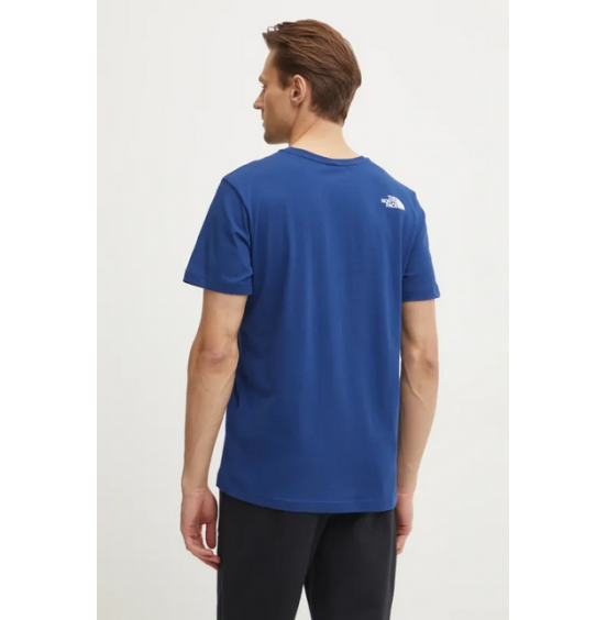 THE NORTH FACE M MOUNTAIN LINE TEE NF0A87NTD1R1 ESTATE BLUE