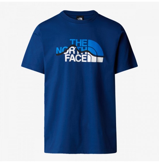 THE NORTH FACE M MOUNTAIN LINE TEE NF0A87NTD1R1 ESTATE BLUE