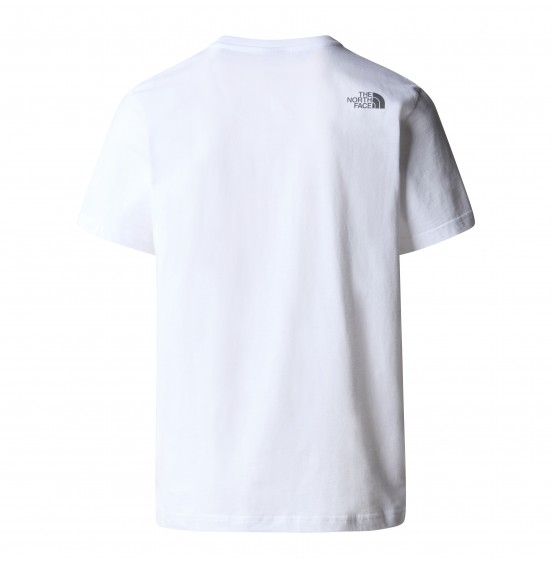 THE NORTH FACE M MOUNTAIN LINE TEE NF0A87NTFN41 WHITE