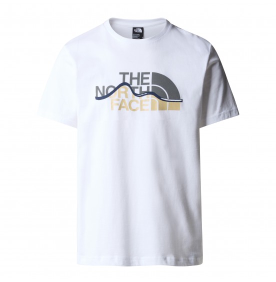 THE NORTH FACE M MOUNTAIN LINE TEE NF0A87NTFN41 WHITE