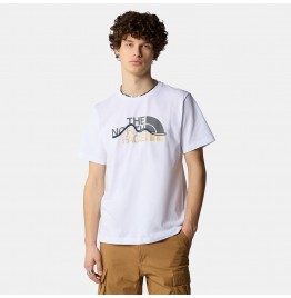 THE NORTH FACE M MOUNTAIN LINE TEE NF0A87NTFN41 WHITE