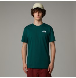 THE NORTH FACE M BOX CELEBRATION TEE NF0A87NV6GI DEEP NORI