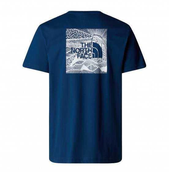 THE NORTH FACE M BOX CELEBRATION TEE NF0A87NVD1R ESTATE BLUE
